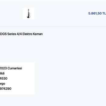 D&R Bozuk Gelen Elektro Keman, İadesine Karşılık Ücret İadesi Yapmadı!