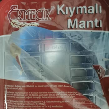 BİM Ekmekçik Mantı İçinden Demir Çıktı