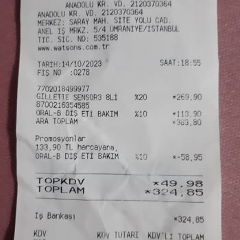 Watsons Kartal Mağazası Personel Bilgisizliği Ve Ürün Değişimi