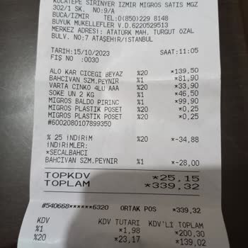 Migros Baldo Pirinçte Koku