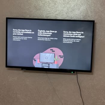 Toshiba TV App Storeye Bağlanmıyor
