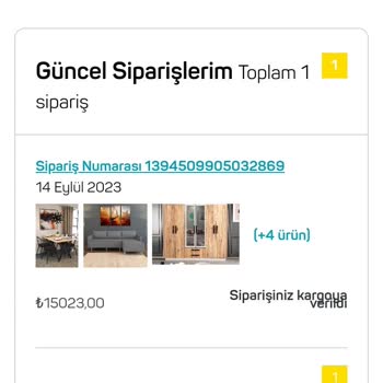 A101 Süresi Geçmesine Rağmen Mobilyamı Göndermiyor