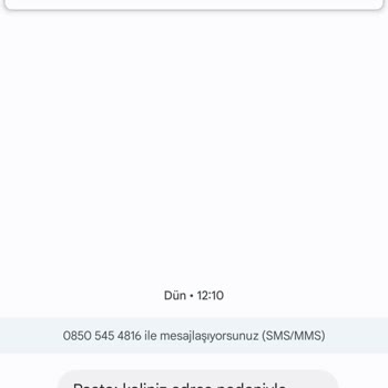 0850 545 48 16 PTT Adres Güncelleme. Ve Tekrar Teslimat İçin