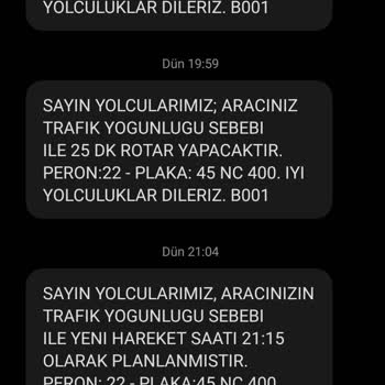 Obilet Gidiş Süresi Yanlışlığı