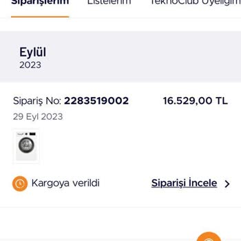 Teknosa Ürünün Gelmemesi Ve İade Sürecinin Uzaması.