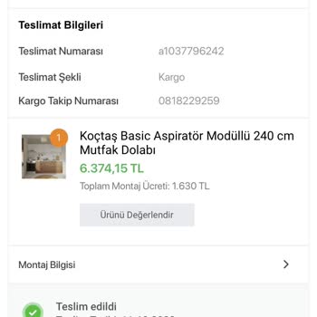 Koçtaş Pişmanlığı, Bir Daha Asla