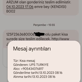 UPS Türkiye Kargomu Getirmiyor
