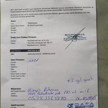 Onvo Android TV Uydu Alıcısı Sinyal Vermiyor