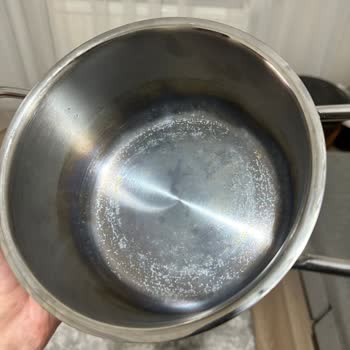 Korkmaz Mutfak Eşyaları Korkmaz Tencere Seti İkinci Kullanımda Karardı