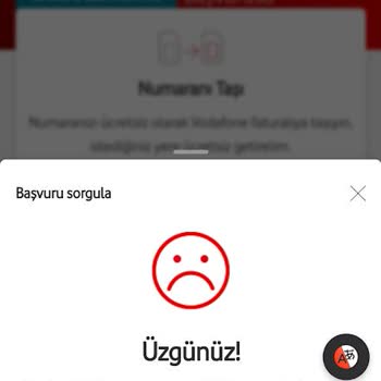 Vodafone Numara Taşıma Başvuru Ve Tarife Uygulamasını Haber Vermeden Sildiniz.