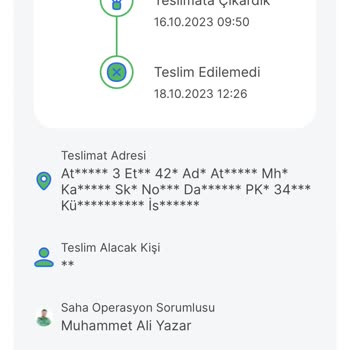 Sendeo Teslim Olmayan Kargo!