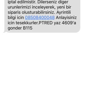 Patırtı Gönderilmeyen Ürün Ve İade Edilmeyen Para