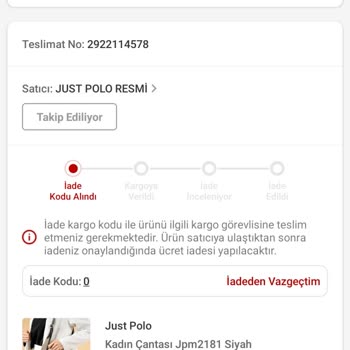 Trendyol Mağduruyum Hiçbir Şekilde Geri Dönüş Yok