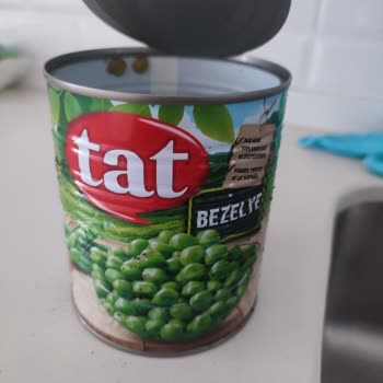 Tat Konserve Bezelye Pişmemesi