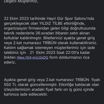 Biletix Trabzon Yıldız Tilbe Konseri Hk