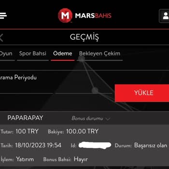 Marsbahis Geri İade Verilmedi Ve Canlı Desteği İş Görmüyor