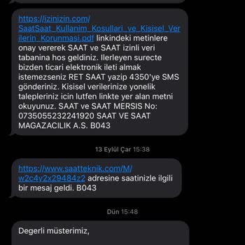 Saat & Saat Servis Ücreti Mağduriyet!