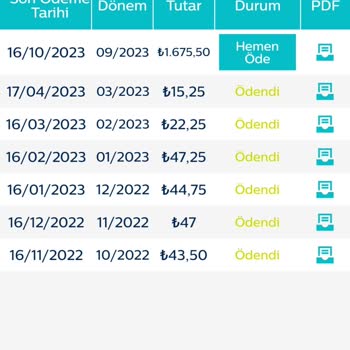 Türk Telekom Ev İnterneti Faturaları
