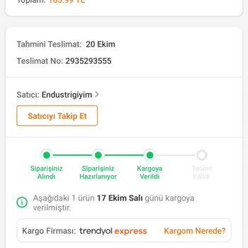 Trendyol Express Kargo Teslim Etmeme