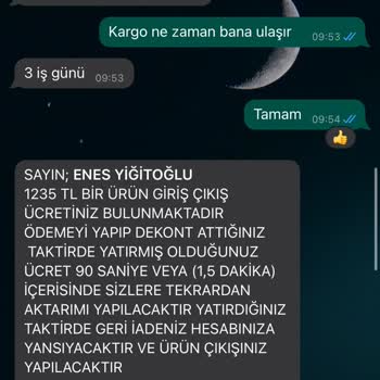 TR Paketleme Acentesi Başvurusuyla İlgili Şikayet
