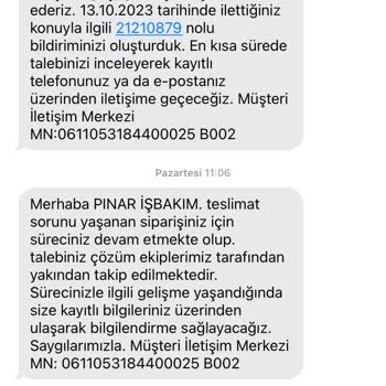 Horoz Lojistik Teslim Olmayan Şifonyer