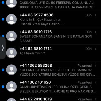 Vodafone Yurt Dışından Gelen SMS Leri Engellemiyor