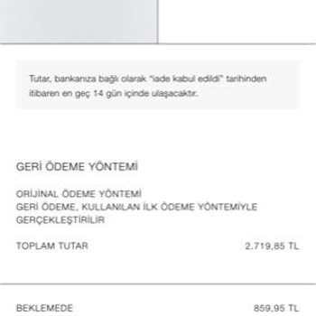 Zara Online Eksik Ödeme