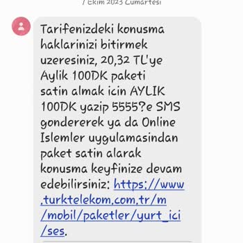 Türk Telekom Konuşma Paketi Ücreti Yanlış Hesaplandı