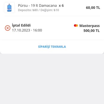 Bisu İade Edilmeyen Tutar