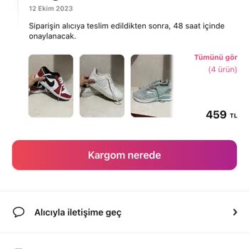 Gardrops Kargo Onay Vermiyor
