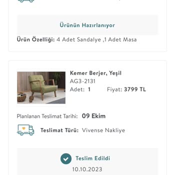 Vivense Tarihi Geçen Teslimat Gecikmesi