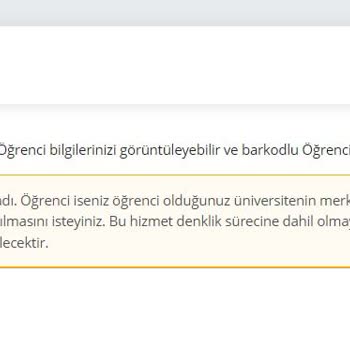 Anadolu Üniversitesi Yöksis Kaydı Yapmadı