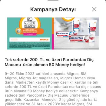 Migros Money Puan Yüklenmemesi