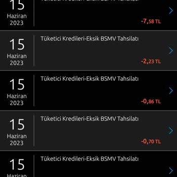 Yapı Kredi Bankası BSMV Ücreti Kesintisi