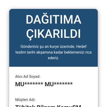 AGT Kurye (aynigunteslim.com) Ankara'dan Kargoya Verilen Mal Hala Teslim Edilmedi
