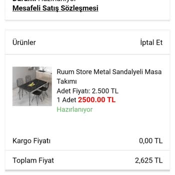 A101 Ürün Kargoya Verilmedi