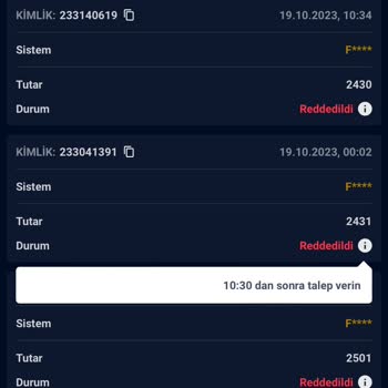 Flyinbet Para Çekim Talebimi Sürekli Reddediyor