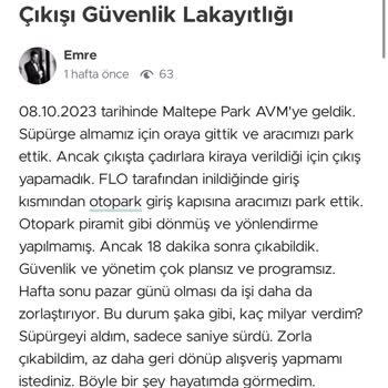 SECURITAS Maltepe Park Güvenlik