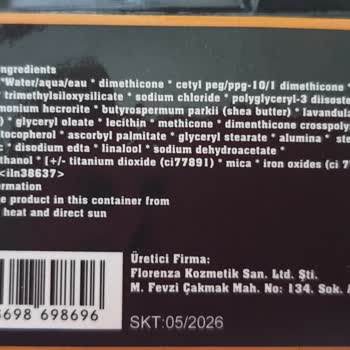 Occon Collagen Fondöten TR Facebook Ve Instagram Reklamıyla Aldığım Ürün Hakkında Şikayet