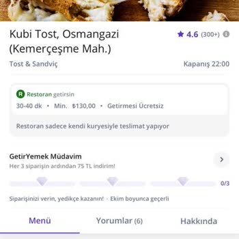 Getir Yanıltıcı Bilgi İle Sipariş Alıp Daha Sonra İptal Ediyor.