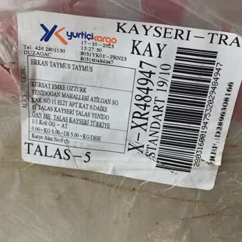 Yurtiçi Kargo İçerisinden Malzeme Alınmış Veya Düşürülmüş