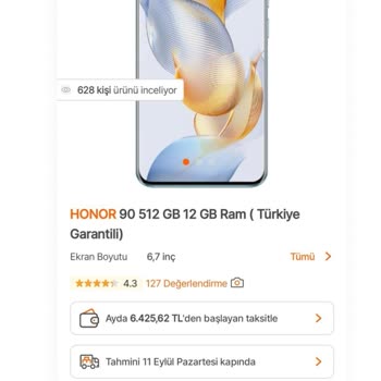 Honor 90 Kulaklık Hediyesi Yollanmıyor