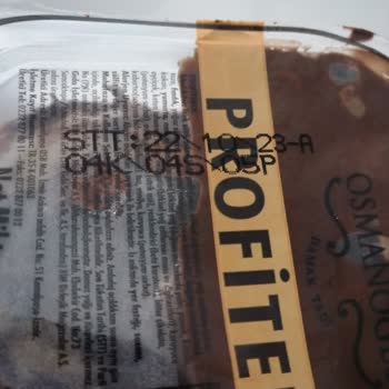 BİM'den Alınan Osmanoğlu Profiterol Bozuk Çıktı