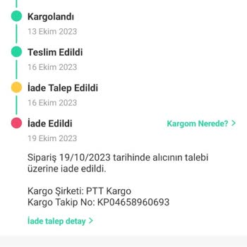 Trendyol Haksız Yere İade Edilen Ürün
