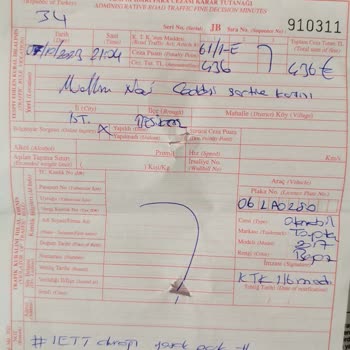 Sortie Restaurant Valeye Bırakılan Araca Park Cezası Geldi