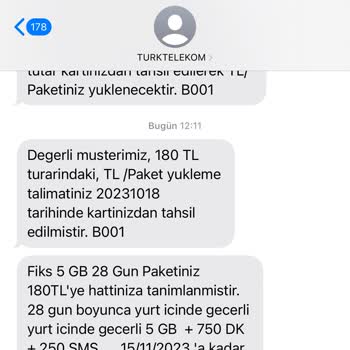 Türk Telekom'un Kartımdan 2. Kez Fazla Para Çekmesi