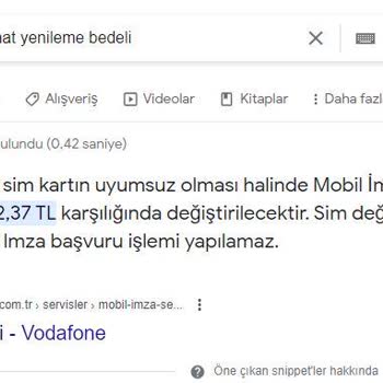 Vodafone Mobil İmza Mağduriyeti