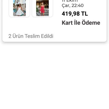 Eyyo 2 Ürün Sipariş Ettim 2.Ürünü Göndermediler