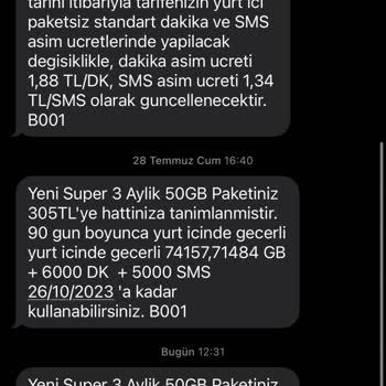 Türk Telekom Paket Satın Alırken Fazla Para Alması Hakkında