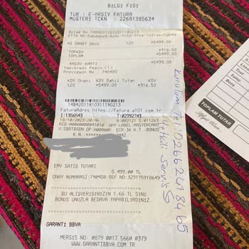 A101 Onvo Yetkili Servisinin Kurulum İçin Ücret Talep Etmesi